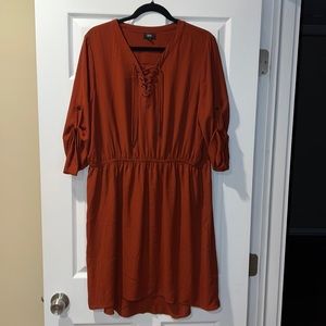 Mossimo burnt orange/rust women’s dress size XXL